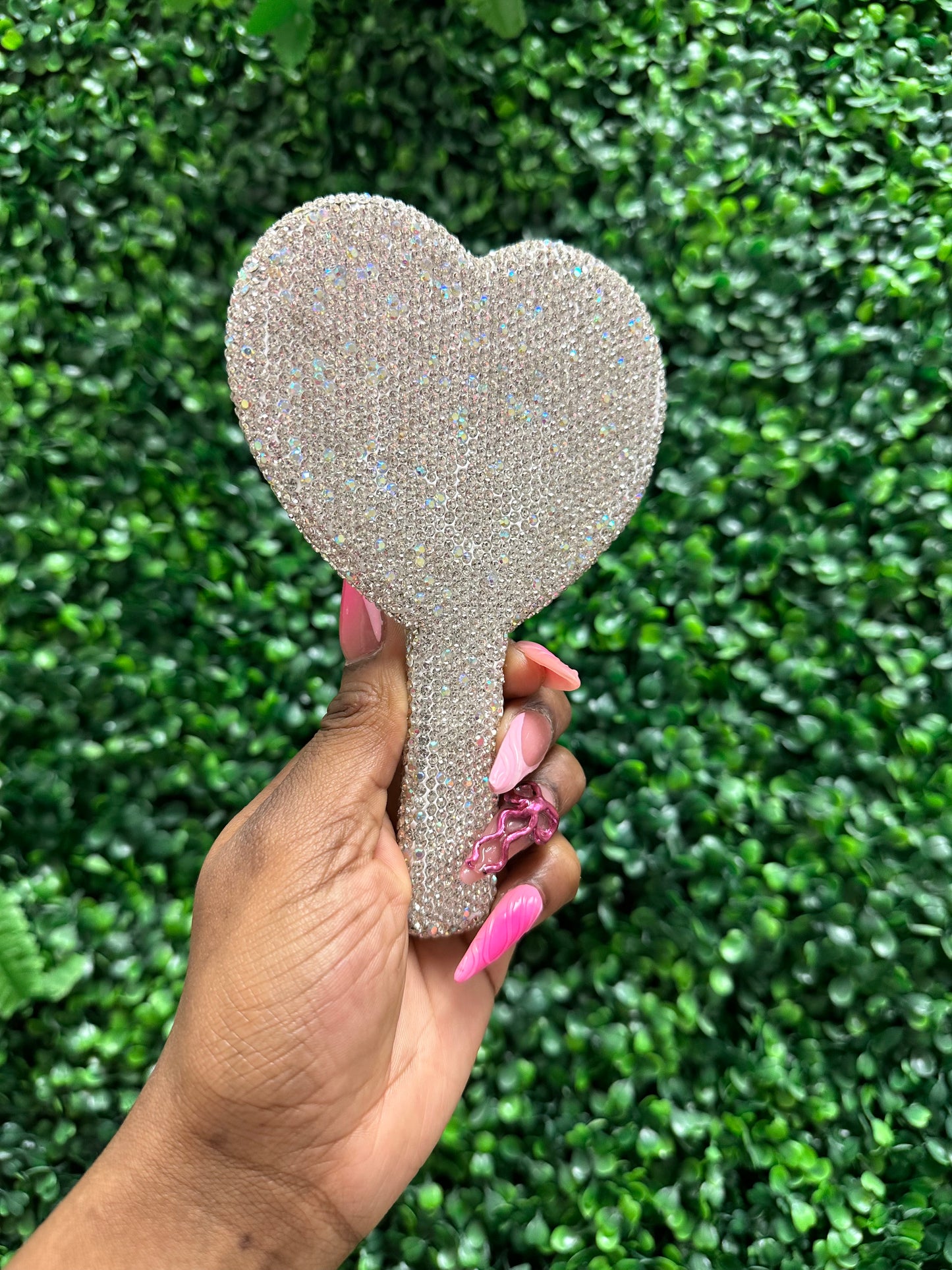 SILVER DIAMOND MIRROR